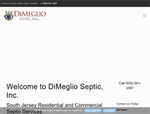 Tablet Screenshot of dimeglioseptic.com